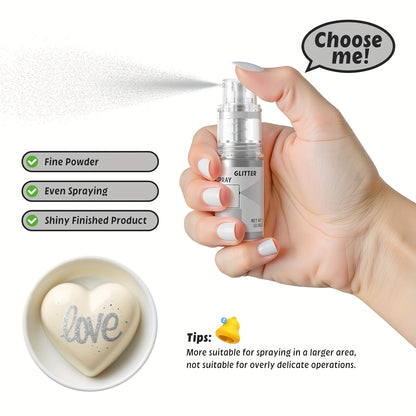 1pc Glitter Sequins, Glitter Spray, Baking Decoration 5G Glitter, for Cake Decorations, Dessert Decorations, Handicrafts DIY stickers randomly