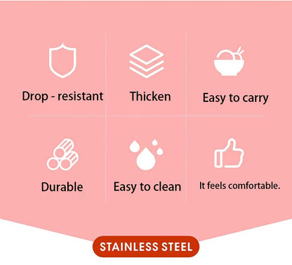 Stainless Steel Cutlery Set with Portable Storage Box - Durable Polished Finish, Includes Spoon, Fork, and Chopsticks, Ideal for Camping and Everyday Use, Camping Essentials|Sleek Cutlery Set|Durable Cutlery, Camping Utensils