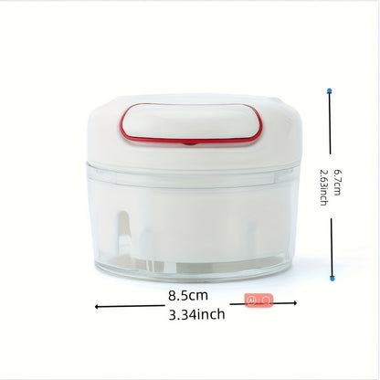 1, vegetable cutter, multifunctional garlic masher, garlic grinder, garlic masher, vegetable cutter, creative fruit masher, manual garlic masher, kitchen supplies, kitchen gadgets, 500/900ml