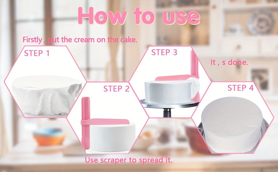 1 Set of Plastic Scraper Set 9.29*8.27Inch