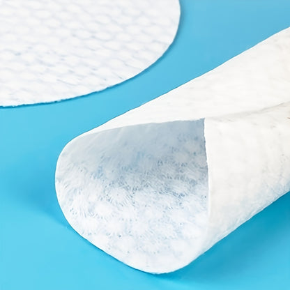 60/120/240pcs oval cleaning pad, suitable for face use, high-quality cosmetic water pad, velvet-free round pad, suitable for all light brown types, disposable facial cleansing and cleansing face pads