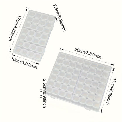 Cosmetic Storage Box - A Transparent Plastic Jewelry Box