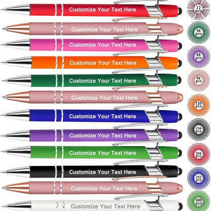 You Can Order Up to 300 Customized Pens for Bulk, with Engraving Services Included to Print Your Name Or Text, Suitable for Business Events, Graduation Commemorations, And More.