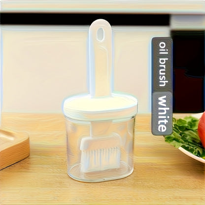 Oil Brush with Oil Tank, Baking Brush with Oil Pot, Household Oil Brush for Baking and Cooking, Creative Oil Brush with Oil Box, Oil Brush for Kitchen BBQ Camping Outdoor Picnic, Kitchen Accessories, BBQ Accessories