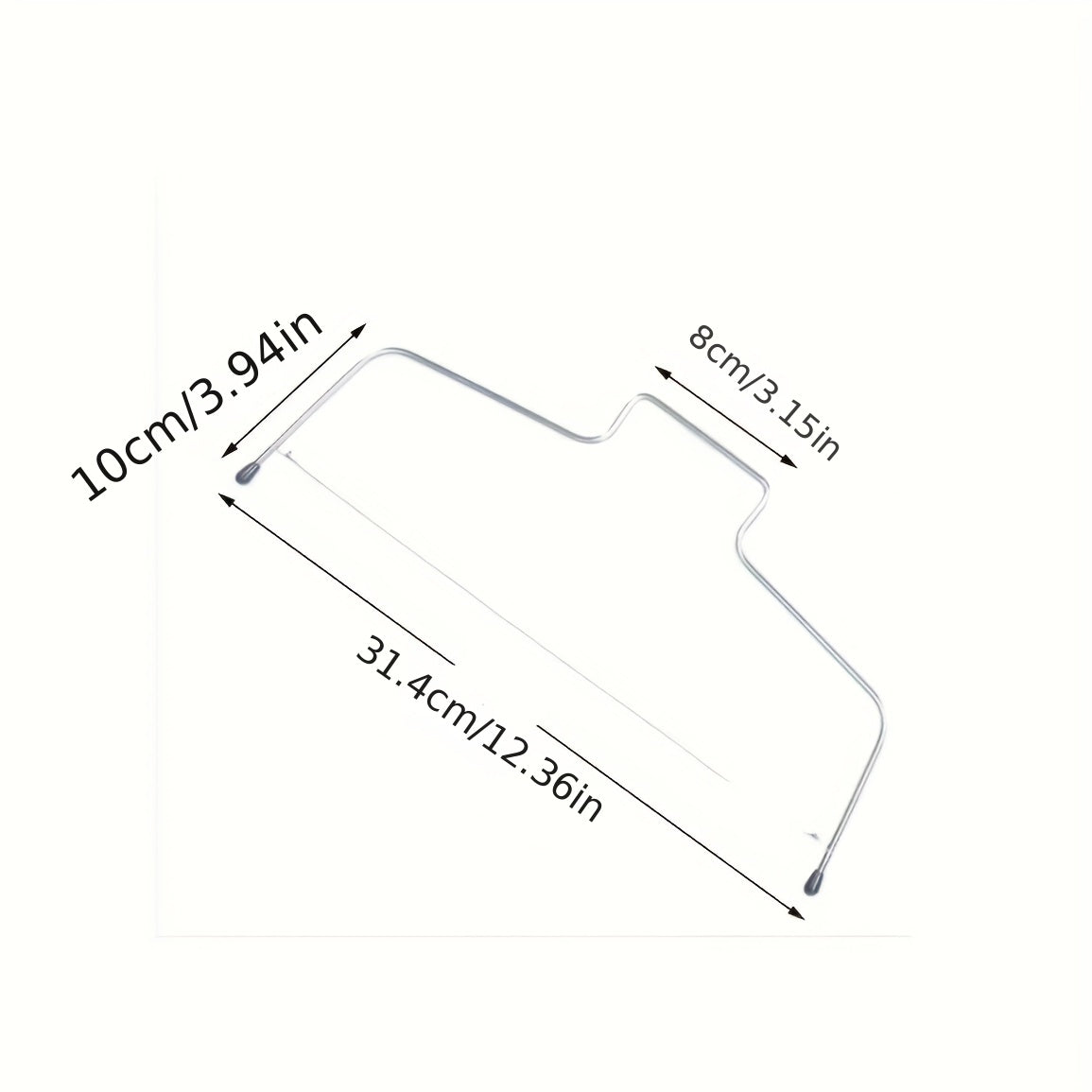 1pc, Stainless Steel Cake Lever, Cake Cutter, Single And Double Line Cake Slicer, Bow Shaped Cake Cutting Tools, Baking Tools, Kitchen Gadgets, Kitchen Accessories