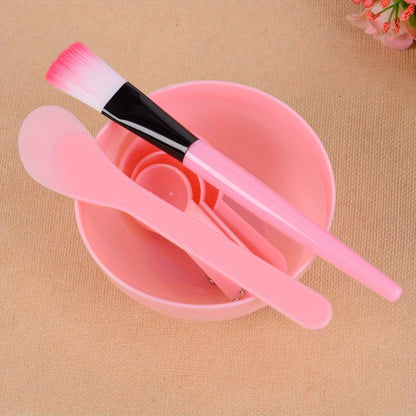 Face Mask Mixing Bowl Set, 6 In 1 DIY Facemask Mixing Tool Kit, Facial Mask Bowl Stick Spatula Silicone Face Mask Brush Soft Face Brushes Spoons