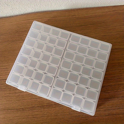 Cosmetic Storage Box - A Transparent Plastic Jewelry Box