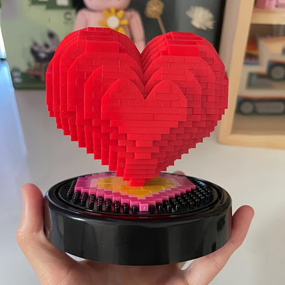Creative Heart-shaped Building Blocks, Valentine's Day Confession Gift