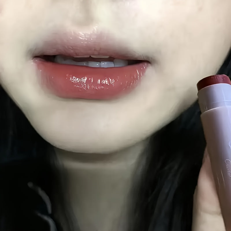 3pcs/1pc Women'S Waterproof Moisturizing Lipstick Set, Featuring 3 Long-Lasting Lip Balms in Natural Shades, Enriched with Plant Squalane for Hydration, Enhancing Lip Color with a Durable Finish, Non-Greasy, Fade-Resistant, S