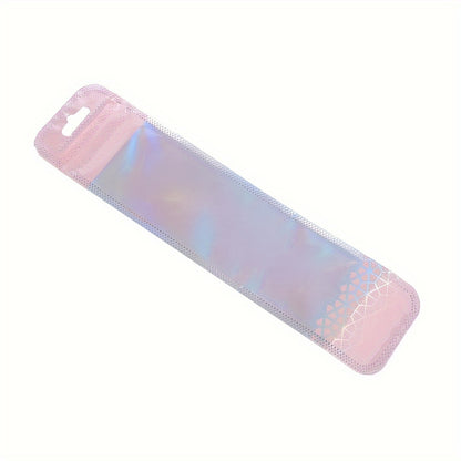 50pcs Transparent Plastic Ziplock Bags, Jewelry Display Packaging Bags for Jewelry Packaging, Pen Display Thickened Long Ziplock Bags