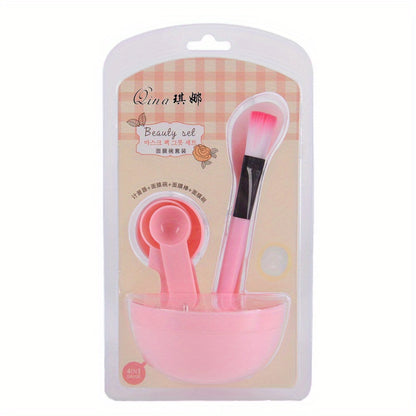 Face Mask Mixing Bowl Set, 6 In 1 DIY Facemask Mixing Tool Kit, Facial Mask Bowl Stick Spatula Silicone Face Mask Brush Soft Face Brushes Spoons