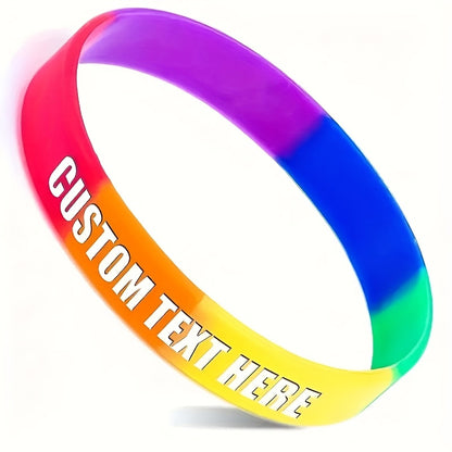 New Hot Deal 25pcs Silicone Bracelets with Heart Pattern, Create Your Own Design, Unisex for Holidays or Daily Use, Lightweight Wristbands Suitable for Weddings, Birthdays, Corporate Events, Christmas, Earth Day - Inspiration