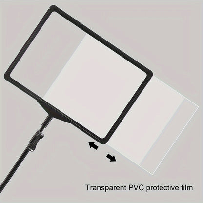 Adjustable 8.5x11" A-Frame Display Stand - Dual-Sided Poster Holder with Viewing Window, Durable Plastic, Ideal for Retail & Service Use, Black, Standing Shelf