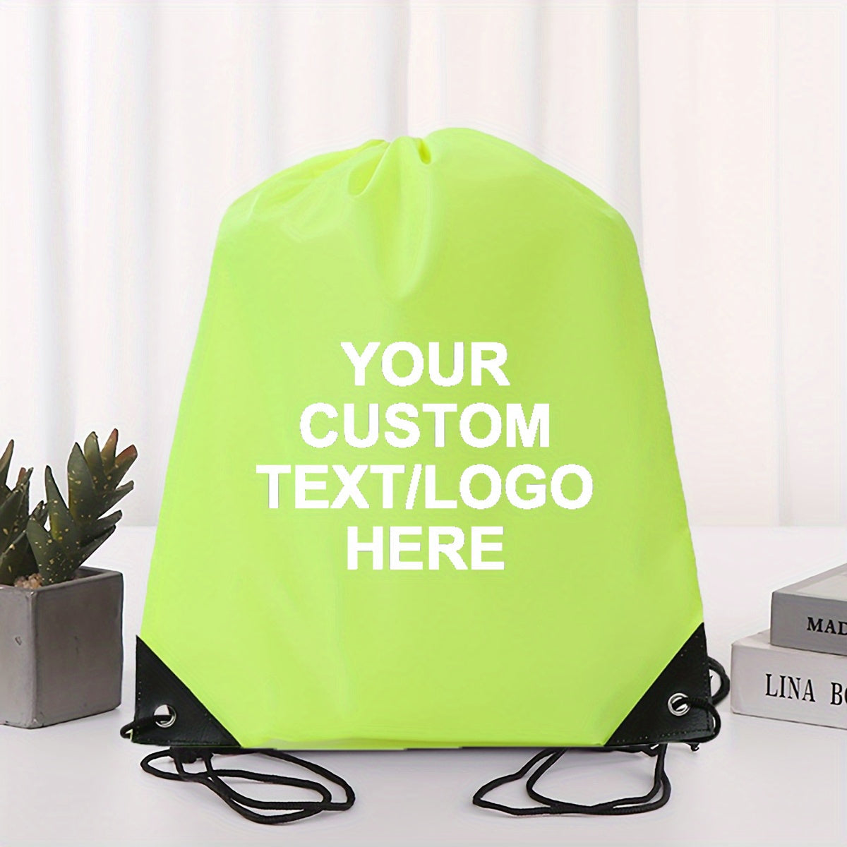 10/20pcs Customizable Polyester Drawstring Backpacks - Personalized Text/Logo, Lightweight Durable Multi-Use Bags for Weddings, Birthdays, Graduation Gifts, Events - Sky Blue, Red, Navy, Black, Event Gift Bags, Bold Visual Ap