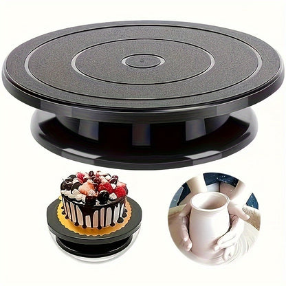 Cake Turntable, Cake Decoration Supplies, with Rotatable Cake Stand Turntable, Smooth Rotatable Cake Turntable Stand, Cake Decoration Kit Display Stand Baking Tool Accessories, Cake Decorating Kit, Cake Decorating Bag, Cake B