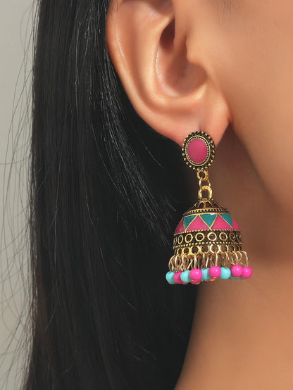 Bohemian Vintage Alloy Bell Earrings
