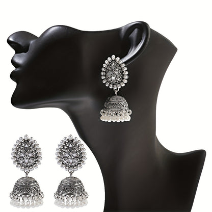 Eastern Bollywood-Inspired Waterdrop-Shaped Earrings for Women
