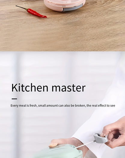 1, vegetable cutter, multifunctional garlic masher, garlic grinder, garlic masher, vegetable cutter, creative fruit masher, manual garlic masher, kitchen supplies, kitchen gadgets, 500/900ml