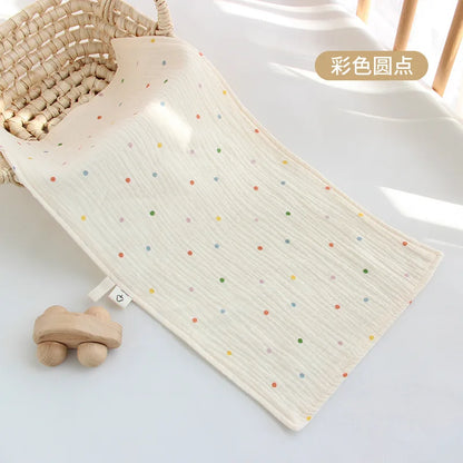 Cotton Muslin Baby Face Towel Long Burp Cloth for Newborn Kindergarten Hand Towels Infant Drooling Bibs Washcloth Baby Items