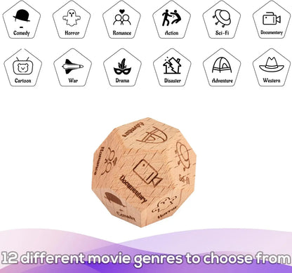 Dice for Her Him Couples Gift Ideas Food Decision Dice Games Christmas Birthday Valentines Day Gifts for Wife Husband