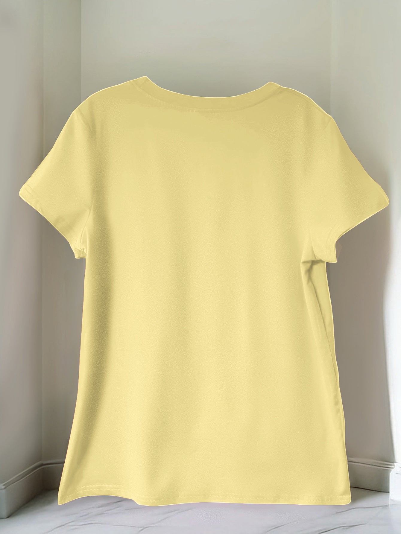 Women'S Floral Print T-Shirt - Casual & Vacation Style, Short Sleeve Crew Neck, Spring/Summer Collection, Machine Washable, Slim Fit with Vibrant Flower Design, Lightweight Polyester Blend, Perfect for Casual Attire, Casual S