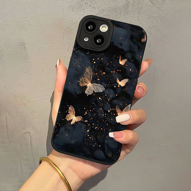 Eye Black Shell Pattern Print Suitable for iPhone 11/12/13/14 Pro Max, 15 Plus, 7/8 Plus, XS/XR, 11 Pro, 12 Pro, 13 Pro, 16 Pro, 16 Plus