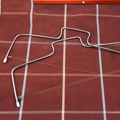 1pc, Stainless Steel Cake Lever, Cake Cutter, Single And Double Line Cake Slicer, Bow Shaped Cake Cutting Tools, Baking Tools, Kitchen Gadgets, Kitchen Accessories