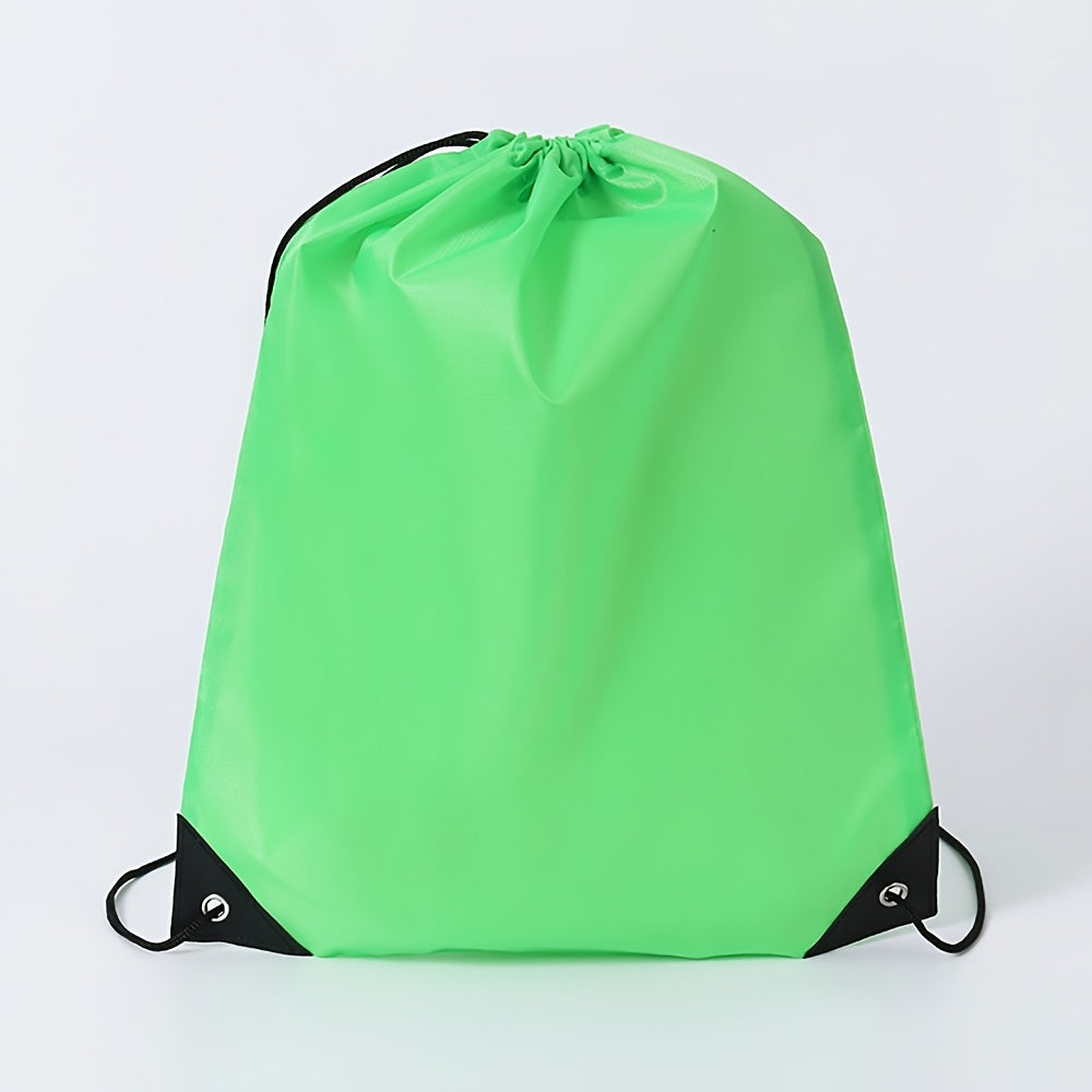 10/20pcs Customizable Polyester Drawstring Backpacks - Personalized Text/Logo, Lightweight Durable Multi-Use Bags for Weddings, Birthdays, Graduation Gifts, Events - Sky Blue, Red, Navy, Black, Event Gift Bags, Bold Visual Ap