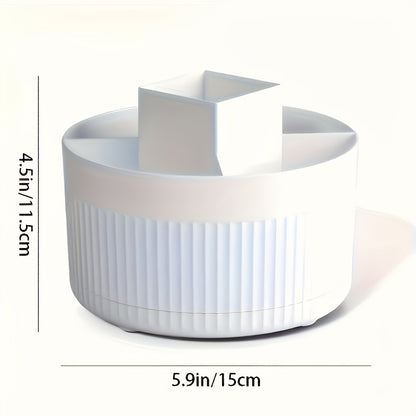 Cosmetic Storage Box -  360° Rotating Makeup Brush Organizer