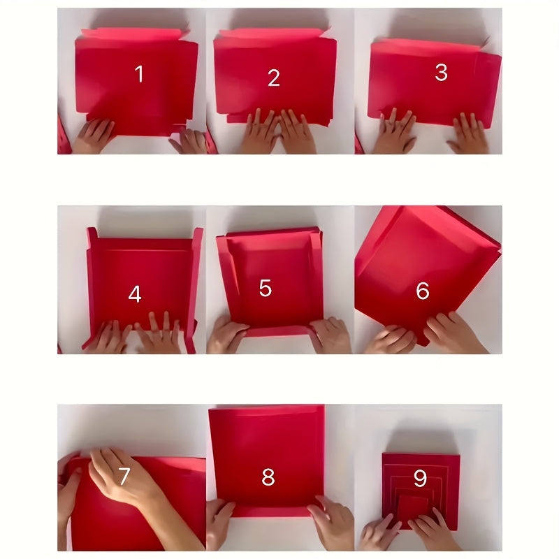 1 Surprise Gift Box Set with Lid, Suitable for Birthdays, Valentine'S Day, Weddings and Proposals, etc. - Multifunctional DIY Party Gift Packaging Kit Without Food, Multi-Compartment Display Box, Made of Paper Material