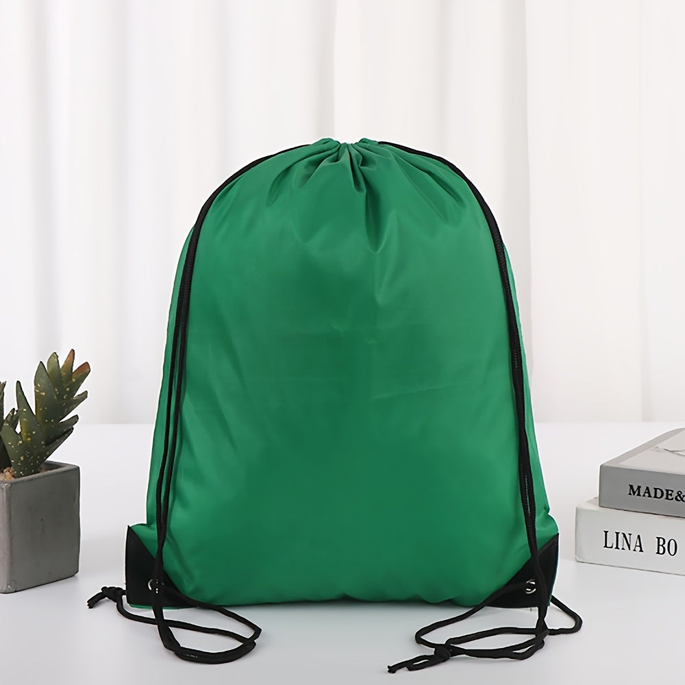 10/20pcs Customizable Polyester Drawstring Backpacks - Personalized Text/Logo, Lightweight Durable Multi-Use Bags for Weddings, Birthdays, Graduation Gifts, Events - Sky Blue, Red, Navy, Black, Event Gift Bags, Bold Visual Ap