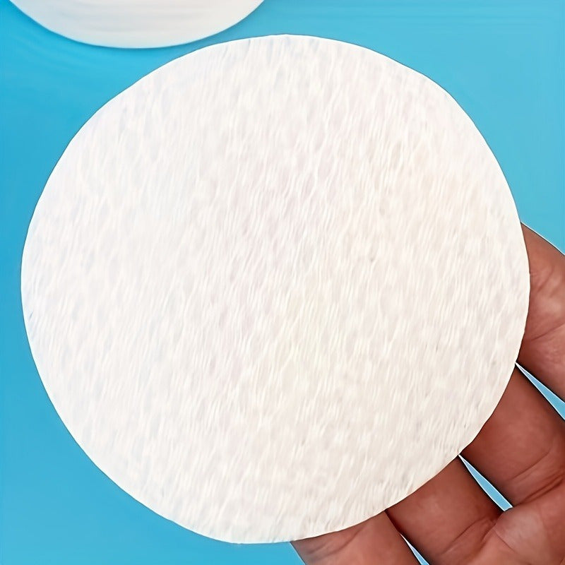 60/120/240pcs oval cleaning pad, suitable for face use, high-quality cosmetic water pad, velvet-free round pad, suitable for all light brown types, disposable facial cleansing and cleansing face pads