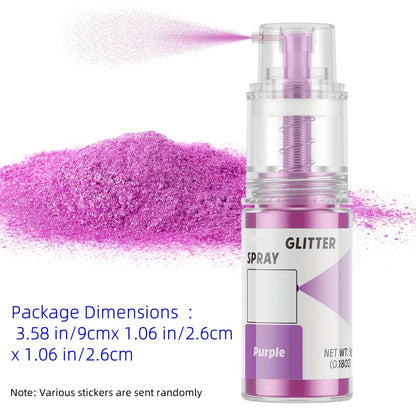 1pc Glitter Sequins, Glitter Spray, Baking Decoration 5G Glitter, for Cake Decorations, Dessert Decorations, Handicrafts DIY stickers randomly