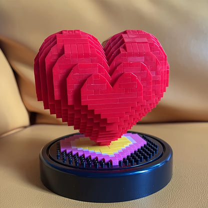 Creative Heart-shaped Building Blocks, Valentine's Day Confession Gift