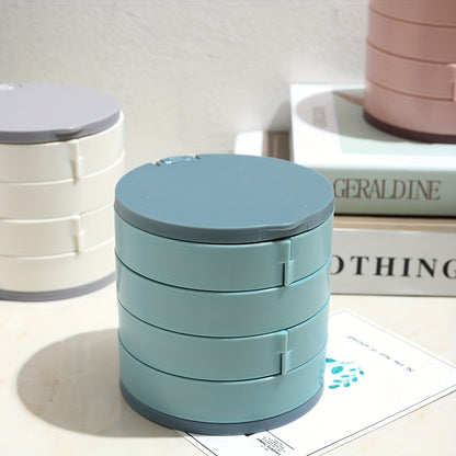 Cosmetic Storage Box - Rotating Jewelry Organizer