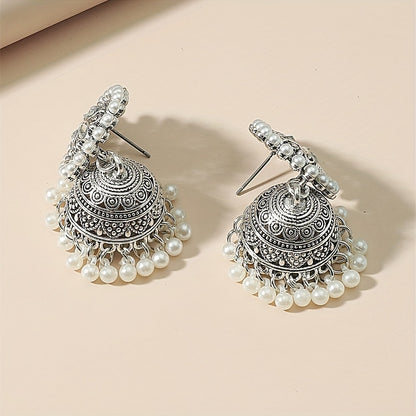 Eastern Bollywood-Inspired Waterdrop-Shaped Earrings for Women