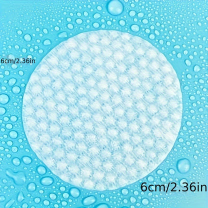 60/120/240pcs oval cleaning pad, suitable for face use, high-quality cosmetic water pad, velvet-free round pad, suitable for all light brown types, disposable facial cleansing and cleansing face pads