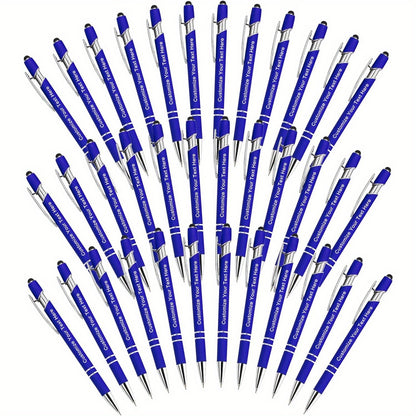 You Can Order Up to 300 Customized Pens for Bulk, with Engraving Services Included to Print Your Name Or Text, Suitable for Business Events, Graduation Commemorations, And More.