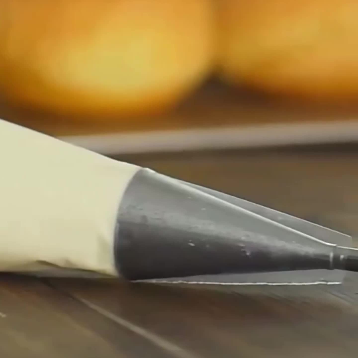 2-Pack Stainless Steel Piping Nozzles, Long Puff Tip, for Baking, Pastry Nozzle for Cookie, Dessert, Cake Decoration, Professional Baking Tools