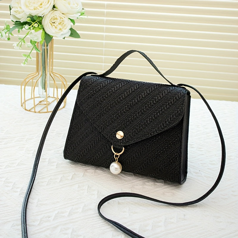 Women'S Casual Beaded Crossbody Bag