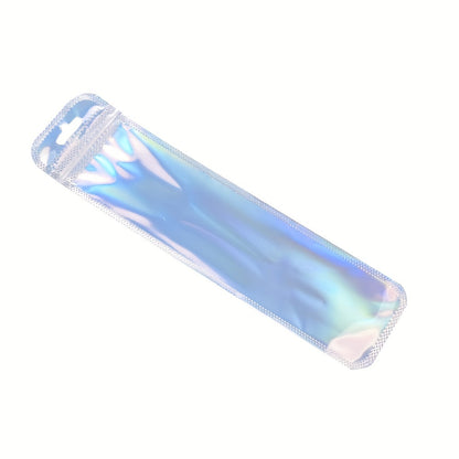 50pcs Transparent Plastic Ziplock Bags, Jewelry Display Packaging Bags for Jewelry Packaging, Pen Display Thickened Long Ziplock Bags