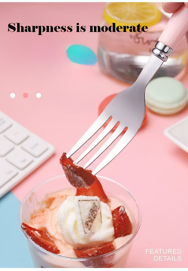 Stainless Steel Cutlery Set with Portable Storage Box - Durable Polished Finish, Includes Spoon, Fork, and Chopsticks, Ideal for Camping and Everyday Use, Camping Essentials|Sleek Cutlery Set|Durable Cutlery, Camping Utensils