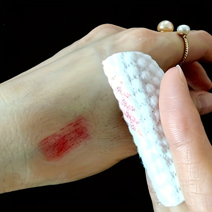 60/120/240pcs oval cleaning pad, suitable for face use, high-quality cosmetic water pad, velvet-free round pad, suitable for all light brown types, disposable facial cleansing and cleansing face pads