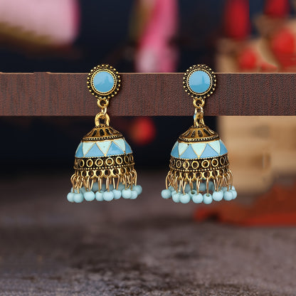 Bohemian Vintage Alloy Bell Earrings