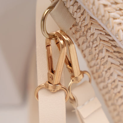 Elegant Women'S Crossbody Bag with Adjustable Strap, Sunflower Embellishment, and Snap Closure